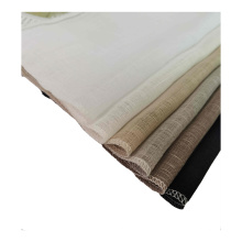 Professional Manufacturer Supplier High Quality Doris Slub Tulle fabric 100% Polyester Linen Look Fabric Home Textile Fabric
